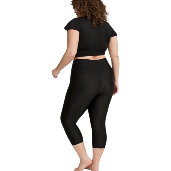 TORRID Swim Capri Legging High Rise w/Pocket NWT‎ Size 2X - Picture 3 of 7